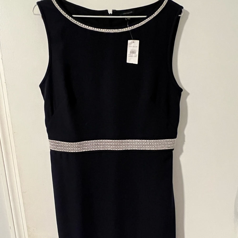 Ann Taylor black evening dress, with lining.  Size 6.